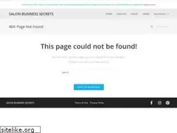 Sites similar to salonbusinesssecrets.com