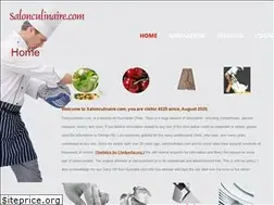 Sites similar to salonculinaire.com