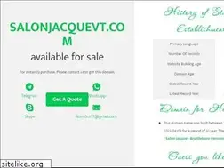 Sites similar to salonjacquevt.com