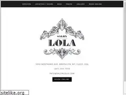 Sites similar to salonlola.com