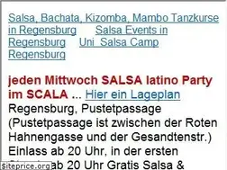 Sites similar to salsa-regensburg.de