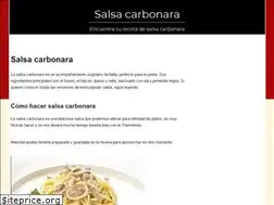 Sites similar to salsacarbonara.com.es