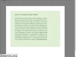 Sites similar to saltandcedar.com