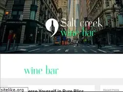 Sites similar to saltcreekwinebar.com