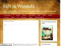Sites similar to saltinwoundssetting.com