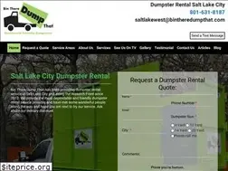 Sites similar to saltlakedumpsterrental.net