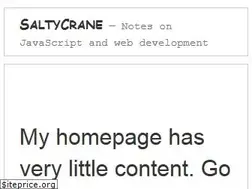 Sites similar to saltycrane.com