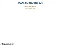 Sites similar to saluteorale.it