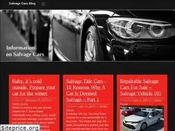 Sites similar to salvagecarsblog.com
