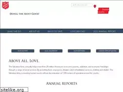 Sites similar to salvationarmyannualreport.org