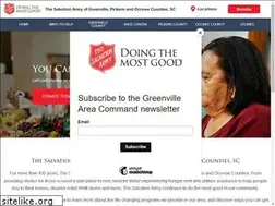 Sites similar to salvationarmygreenville.org
