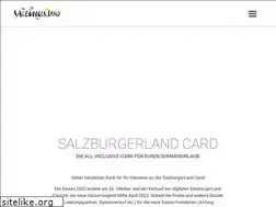 Sites similar to salzburgerlandcard.com