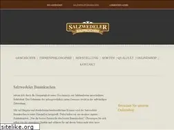 Sites similar to salzwedelerbaumkuchen.de