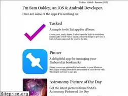Sites similar to sam-oakley.co.uk