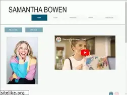 Sites similar to samanthabowen.com