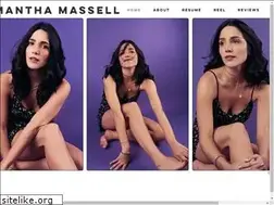 Sites similar to samanthamassell.com