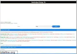 Sites similar to sambalpurisongs.in