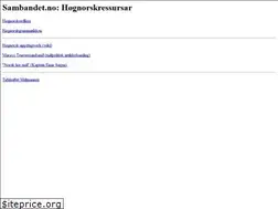 Sites similar to sambandet.no