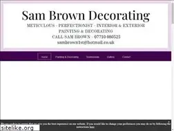 Sites similar to sambrowndecorating.co.uk