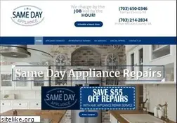 Sites similar to sameday-appliance.com