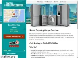 Sites similar to sameday-applianceservice.com
