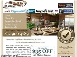 Sites similar to samedayappliancerepairkaty.com