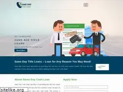 Sites similar to samedaycashloan.ca