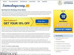 Sites similar to samedayessay.info