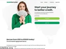 Sites similar to samedaylend.com.au
