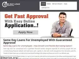 Sites similar to samedayloanforunemployed.ca