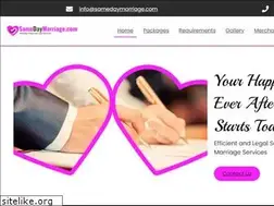 Sites similar to samedaymarriage.com