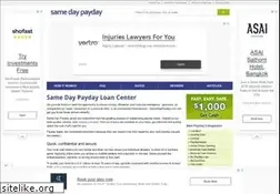 Sites similar to samedaypayday.com