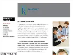 Sites similar to samedayresume.com