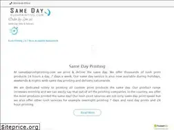 Sites similar to samedayrushprinting.com