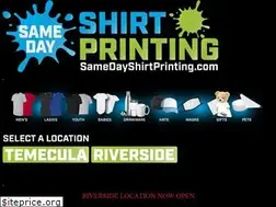 Sites similar to samedayshirtprinting.com