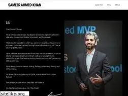 Sites similar to sameerahmedkhan.com