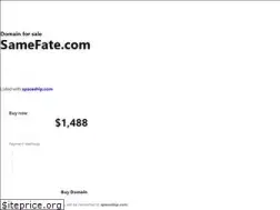 Sites similar to samefate.com