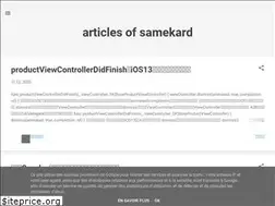 Sites similar to samekard.blogspot.com