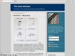 Sites similar to samemistakesmusic.blogspot.com