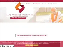 Sites similar to samenwerkendekredietunies.nl