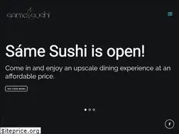 Sites similar to samesushi.com