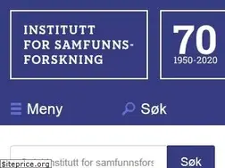 Sites similar to samfunnsforskning.no