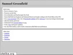 Sites similar to samgreenfield.com
