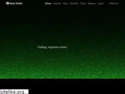Sites similar to samholst.com