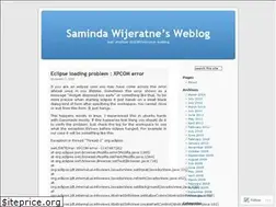 Sites similar to samindaw.wordpress.com