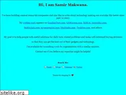 Sites similar to samirmakwana.com