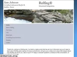 Sites similar to samjohnsonrolfing.com