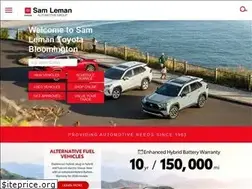 Sites similar to samlemantoyotabloomington.com