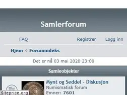 Sites similar to samlerforum.no