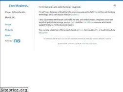 Sites similar to sammacbeth.eu